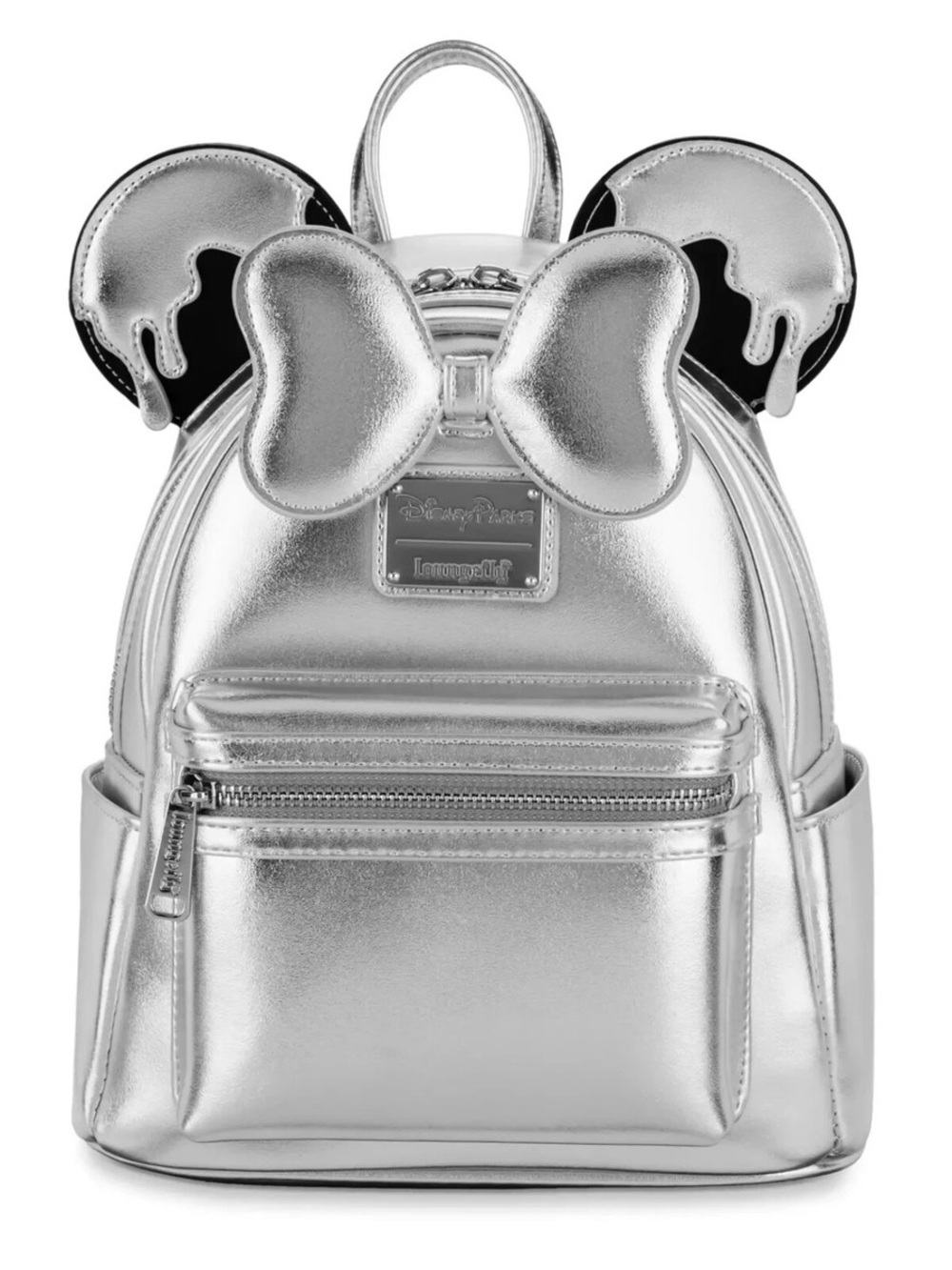 Disney100 Platinum Minnie Mouse Loungefly Mini Backpack